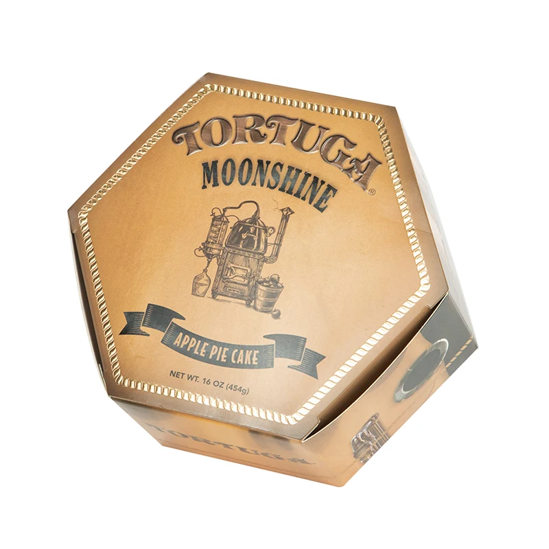 Sześciokątne pudełko papierowe na prezenty